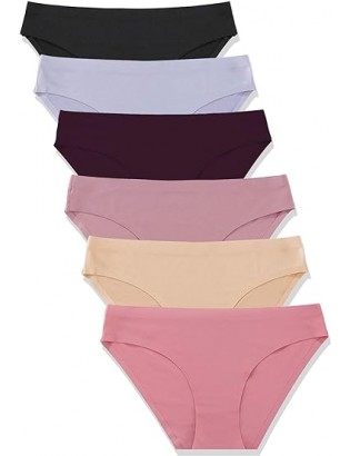 Women’s Seamless Hipster Underwear No Show Panties Invisibles Briefs