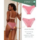 Underwear for Women Lace Sexy Hipster V Cut No Show Bikini Panties