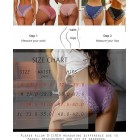 Underwear for Women Lace Sexy Hipster V Cut No Show Bikini Panties