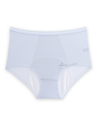 Women's Cotton High Waisted Ladies Panties 2 Pack Blue L Size