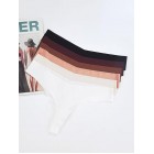 Seamless Thongs For Womens V-waisted No Show Thong Seamless Panties