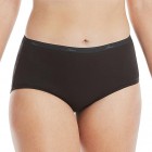 Women's High-Waisted Brief Panties, 6-Pack, Moisture-Wicking Cotton