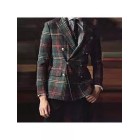 British Vintage Multi-Color Check Blazer