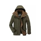 Men's Outdoor Multi-pocket Hooded Padded Coat