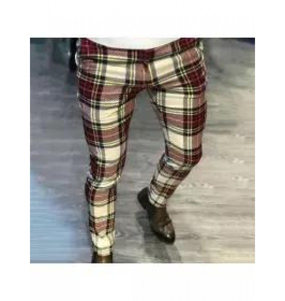 Mens Fashion Retro Casual Pants