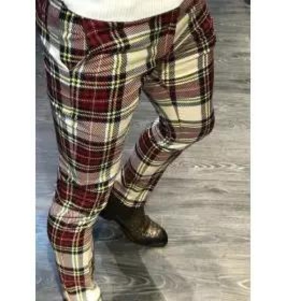 Mens Fashion Retro Casual Pants