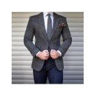 Mens Stylish Casual Checked Blazer