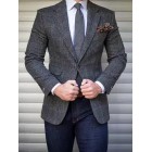 Mens Stylish Casual Checked Blazer