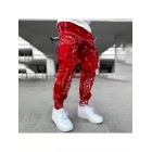 Blood Red Paisley Cargo Pants