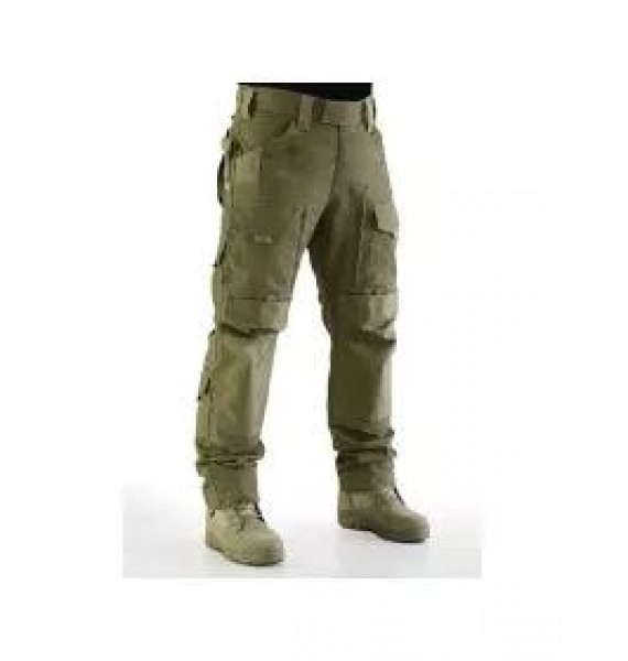 Men's Green Solid Outdoor Tactical Trousers