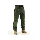 Men's Green Solid Outdoor Tactical Trousers