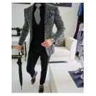 Elegant And Simple Business Party Men's Knit Suit