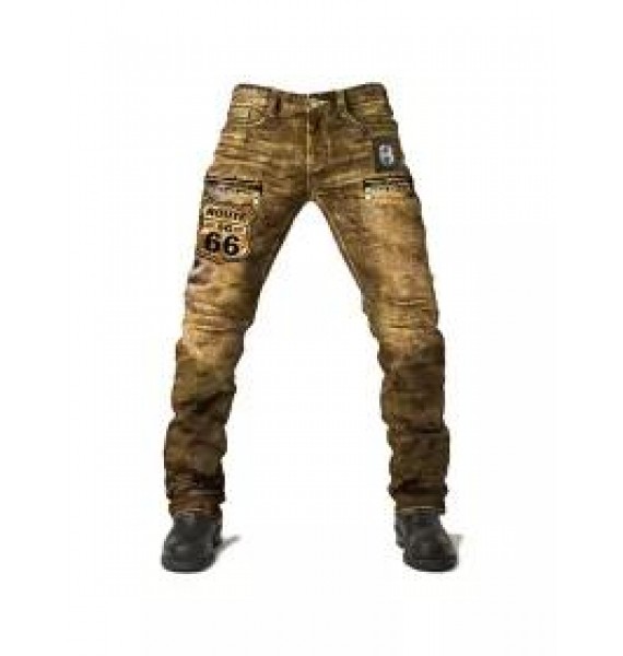 Men's Route 66 Retro Washed Tactical Denim Pants