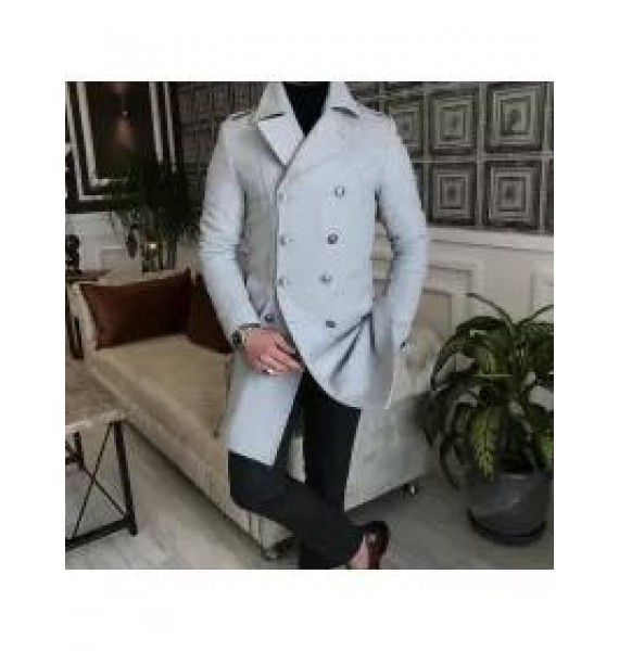 Italian Double-breasted Coat