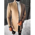 Men's fashion solid color stand collar jacket coat