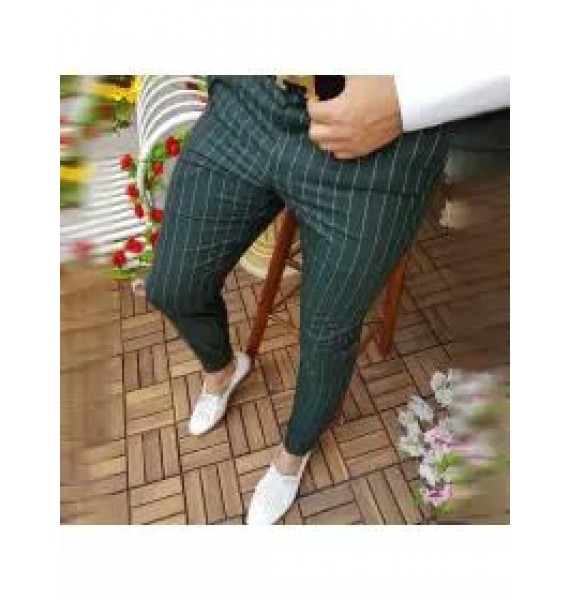 Mens Fashion Retro Casual Pants