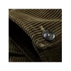 Mens Casual Retro Solid Color Multi-pocket Corduroy Jacket