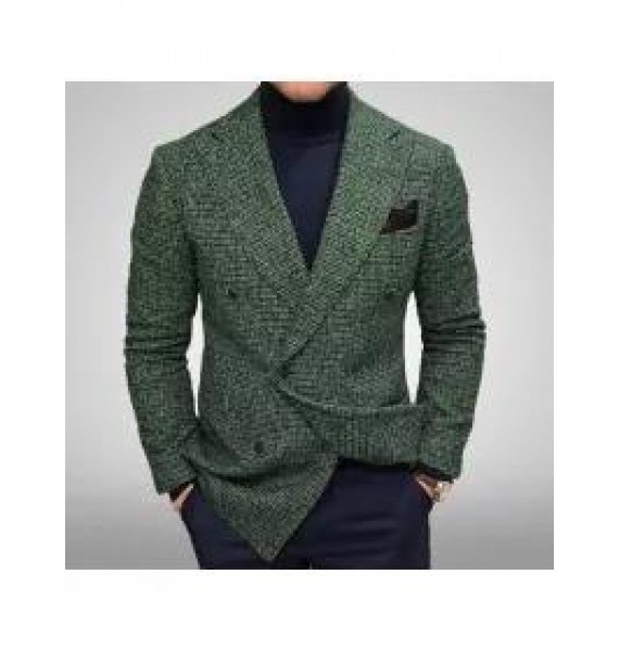 Work Check Men's Blazer