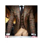 Formal Multicolor Check Blazer