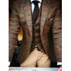 Formal Multicolor Check Blazer