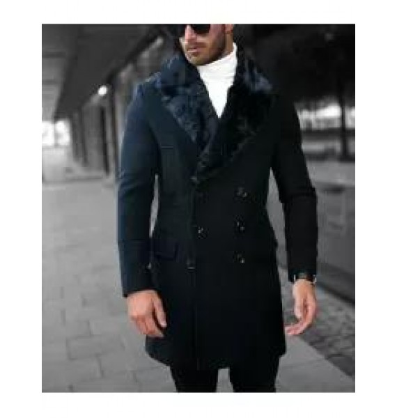 Bonucci Black Fur Coat