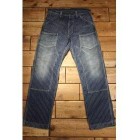 1920-1930s indigo WABASH striped retro pants