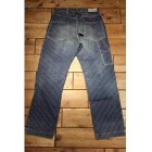 1920-1930s indigo WABASH striped retro pants