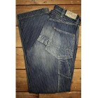 1920-1930s indigo WABASH striped retro pants