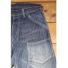 1920-1930s indigo WABASH striped retro pants