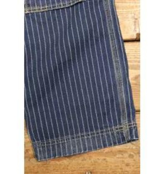 1920-1930s indigo WABASH striped retro pants