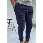 Navy Portman Slim Jogging Pants