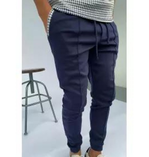 Navy Portman Slim Jogging Pants