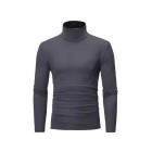 Fashion High Collar Mens Casual T-shirt