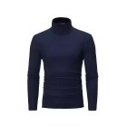 Fashion High Collar Mens Casual T-shirt