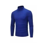 Fashion High Collar Mens Casual T-shirt