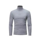 Fashion High Collar Mens Casual T-shirt