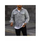 Men's Casual Solid Color Cardigan Jacket