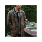 Mens Outdoor Leather Fashion Coat