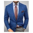 Classic Plaid Men's Blazer LH010