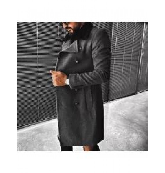 Men's Fashion Solid Color Jacket Coat