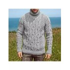 Men's Casual Loose Warm Thick Turtleneck Sweater