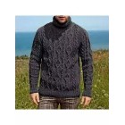 Men's Casual Loose Warm Thick Turtleneck Sweater