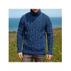 Men's Casual Loose Warm Thick Turtleneck Sweater