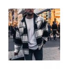 Street fashion check texture jacket