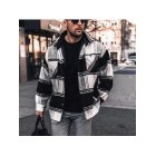 Street fashion check texture jacket