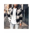 Street fashion check texture jacket