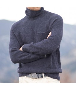 Alpaca Turtleneck Thermal Sweater