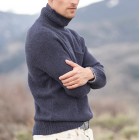 Alpaca Turtleneck Thermal Sweater