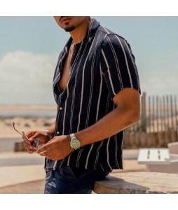 Mens Holiday Beach  Print Casual Shirt