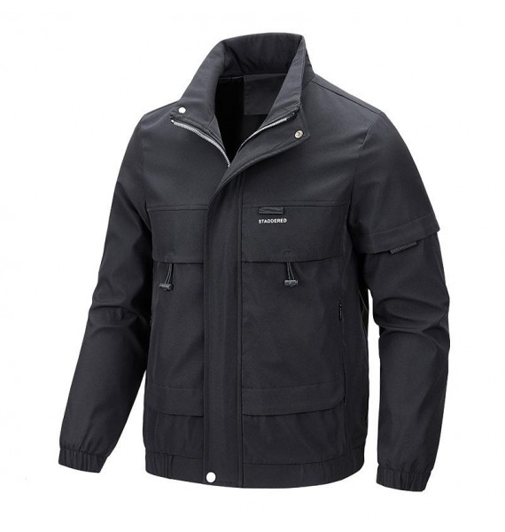 Men's Outdoor Stand Colr Thin Jacket